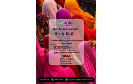 Textile and Culinary India Tour